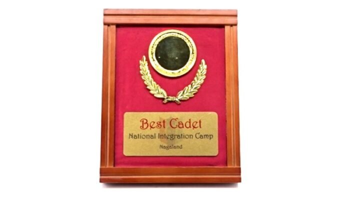 Velvet Frame Cadet Award – Premium Defence & Youth Recognition Plaque
