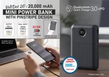 VoltDot 20: 20,000 mAh Mini Power Bank...