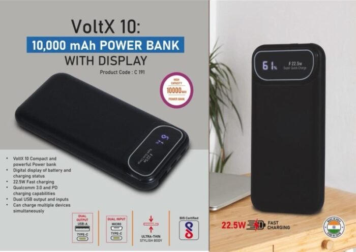 VoltX 10 10000 mAh Power Bank