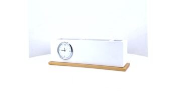 White Elegance Desk Organiser – Stylish Desk...