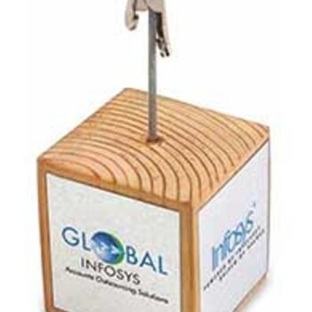 Wooden Cube Memo Holder – Corporate Gift...