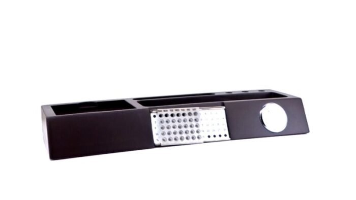 Wooden Desk Organizer With Perpetual Calendar