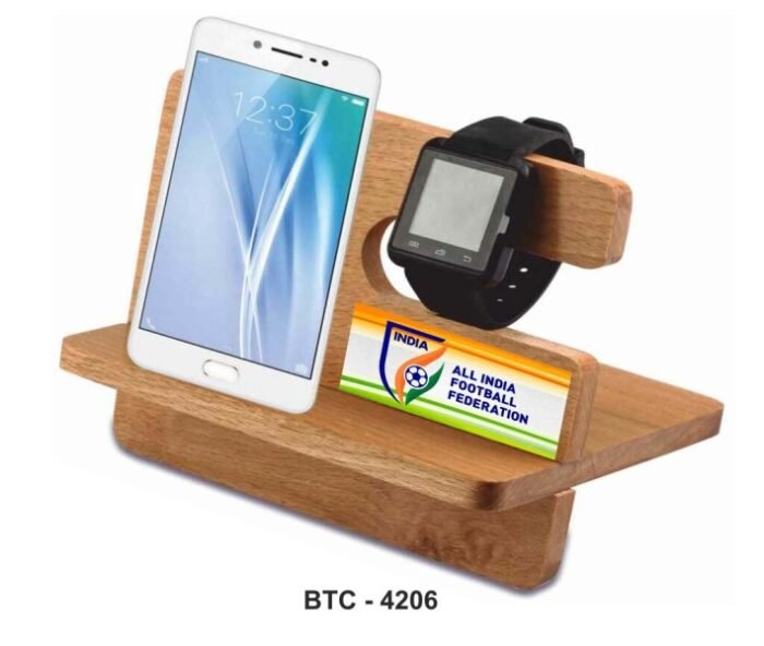 Wooden Mobile Watch Holder
