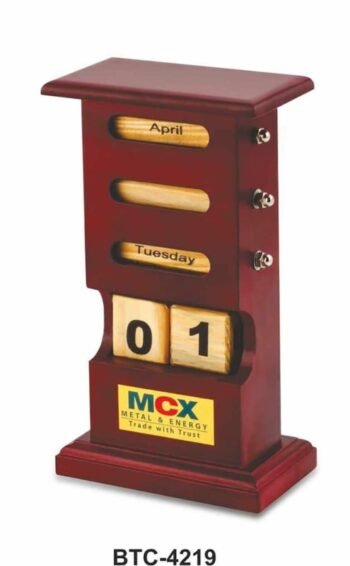Wooden Perpetual Calendar – Corporate Gift &...