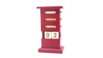 Wooden Perpetual Calendar – Corporate Gift &...