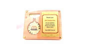 Woodgrain Star Performer Plaque – Premium Performance...