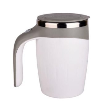 500ml Multi-Functional Magnetized Stirring White Cup
