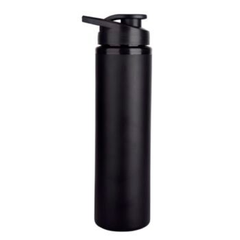 900ml Stylish Black Sipper Bottle – Premium Stainless Steel