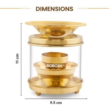 Borosil Brass Diffuser – Medium