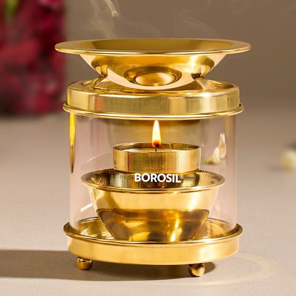Borosil Brass Diffuser – Medium