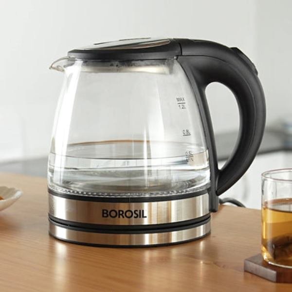 Borosil Crystal Electric Glass Kettle