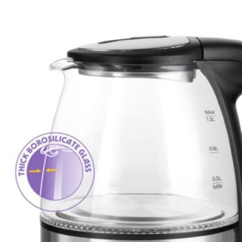 Borosil Crystal Electric Glass Kettle