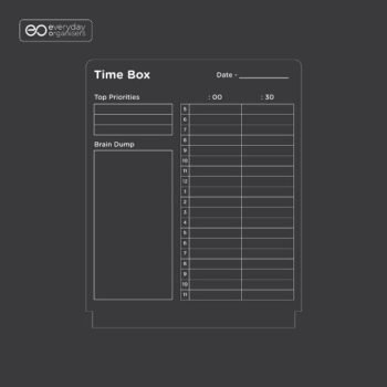 Everyday Organiser Taskmaster Neo Time Box –...