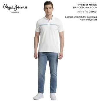 Pepe Jeans Barcelona Polo – White