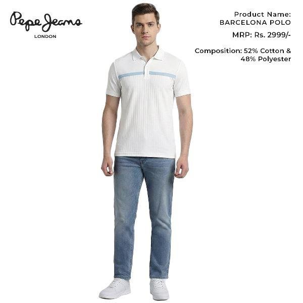 Pepe Jeans Barcelona Polo – White