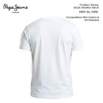 Pepe Jeans Ibiza Round Neck T-Shirt – Stretch Cotton Comfort
