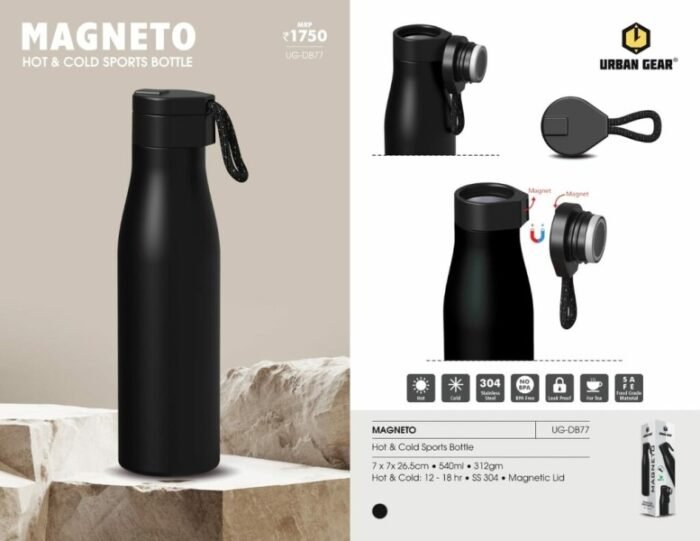 Urbangear Magneto 540ml Hot & Cold Sports Bottle