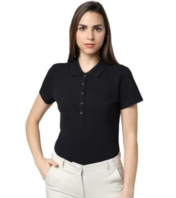Vero Moda Solid Plain Polo – Premium...