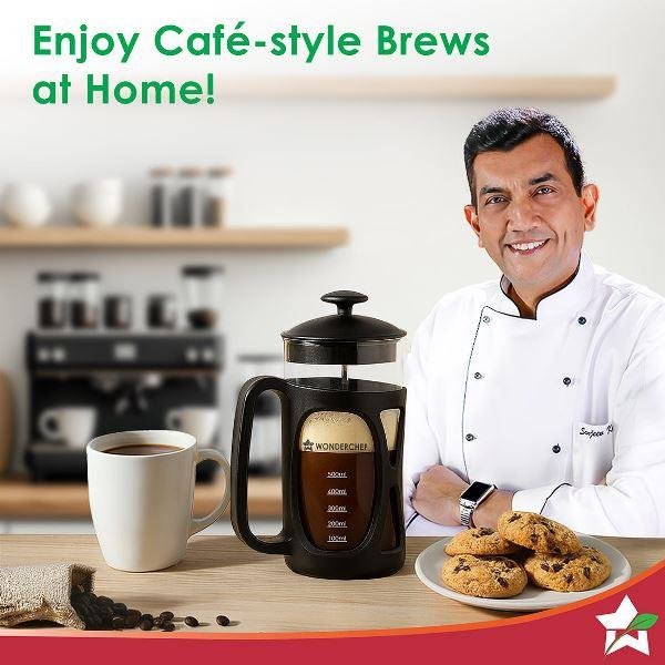 Wonderchef French Press Coffee & Tea Maker – 600ml