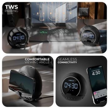 Xech Ellipse Black – Wireless Bluetooth Speaker...