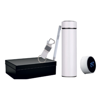 Three-in-One White Executive Combo Gift Set Item...