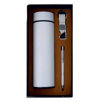 Three-in-One White Executive Combo Gift Set Item...