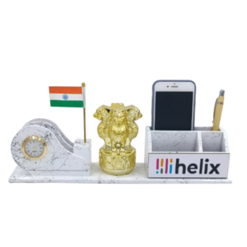 WK-19 Executive Pen Stand with Flag...