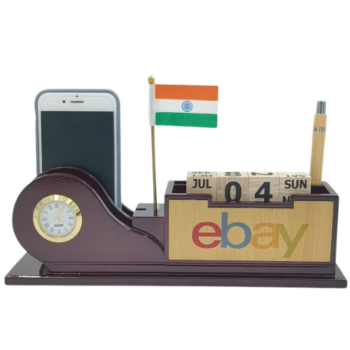 WK-70 Executive Pen Stand with Flag &...