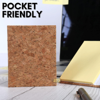 OS145 Cork Sticky Notes Notebook