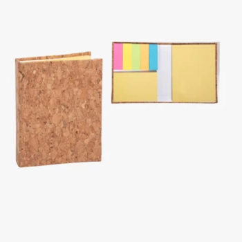 OS145 Cork Sticky Notes Notebook