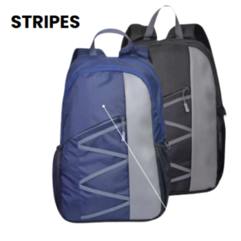 OS412 Stripes Premium Laptop Backpack