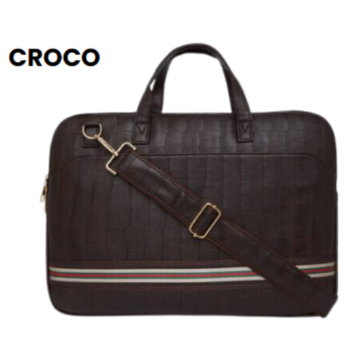 OS417 Croco Premium Executive Laptop Bag...
