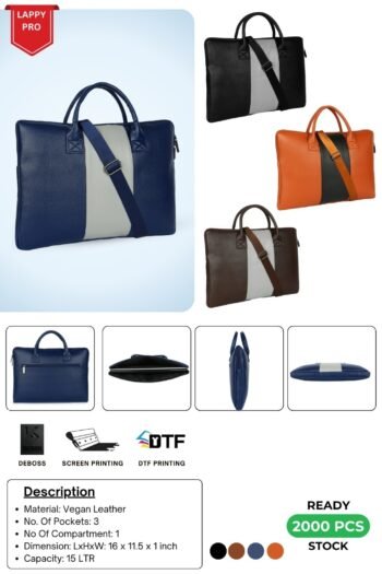 OS424 Lappy Pro Premium Executive Laptop Bag...