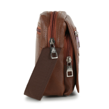 OS435 Premium Leather Crossbody Sling Bag...