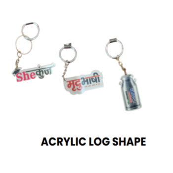 OS228 Custom Acrylic Logo Shape Keychain...