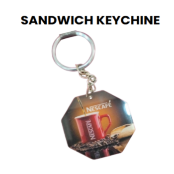OS229 Sandwich Acrylic Keychain