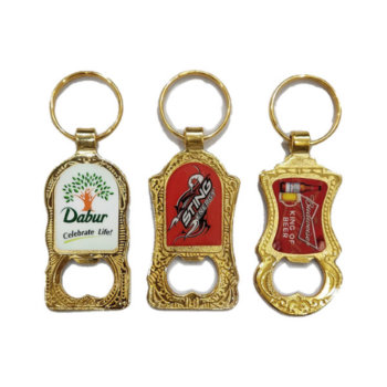 OS239 Premium Gold Bottle Opener Metal Keychain...