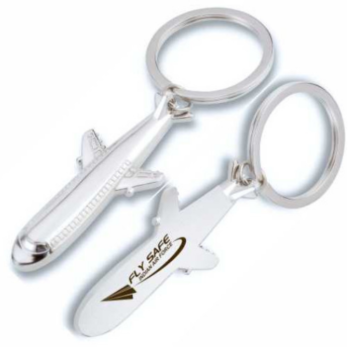 OS247 Aeroplane Metal Keychain
